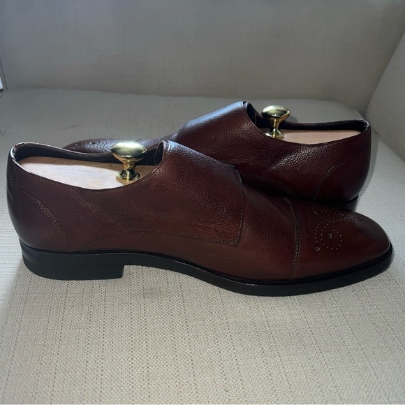 Nettleton Florence-N Double Monk Strap Burro/M Brown Size 9.5M - Picture 8 of 11